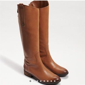 Whiskey Leather Sam Edelman riding boots
